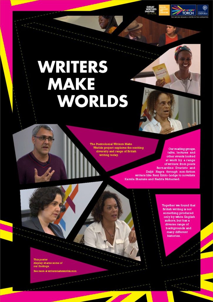 Writers Make Worlds posters