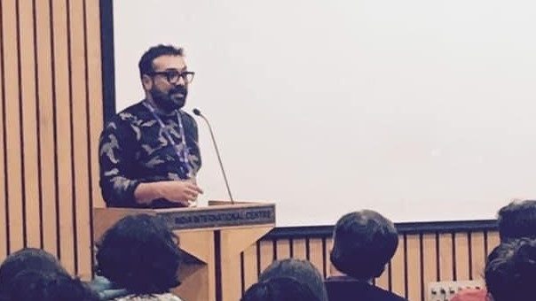 Filmmaker Anurag Kashyap, Literary Activism Symposium 2020 (Photo: Amit Chaudhuri)